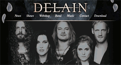 Desktop Screenshot of delain.nl